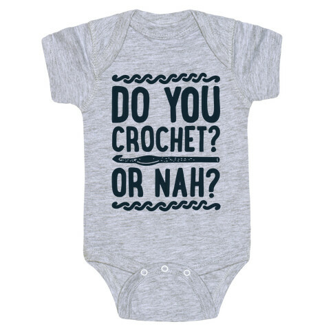 Do you Crochet? or Nah? Baby One-Piece