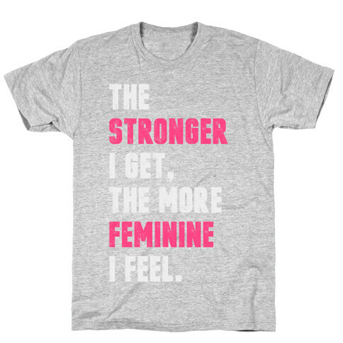 Strong Feminine Workout T-Shirt