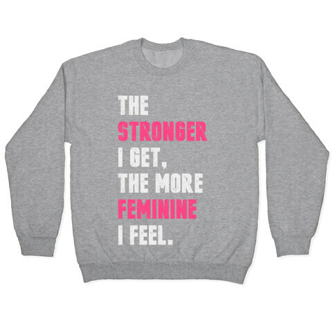 Strong Feminine Workout Pullover