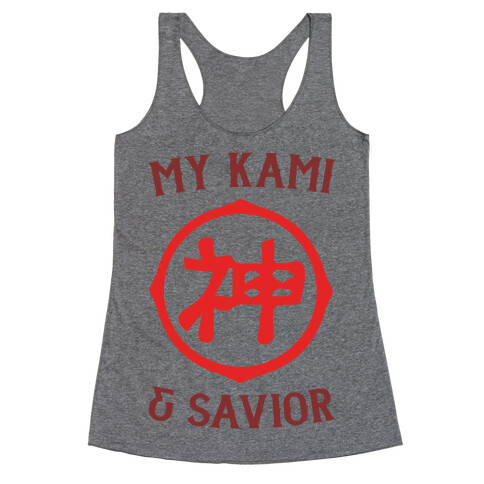 My Kami And Savior Racerback Tank Top