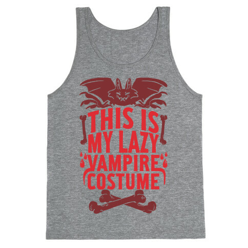 This Is My Lazy Vampire Costume Tank Top