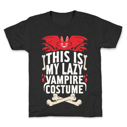 This Is My Lazy Vampire Costume Kids T-Shirt