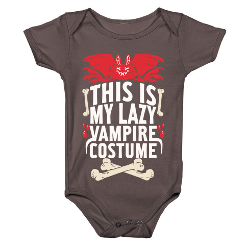 This Is My Lazy Vampire Costume Baby One-Piece