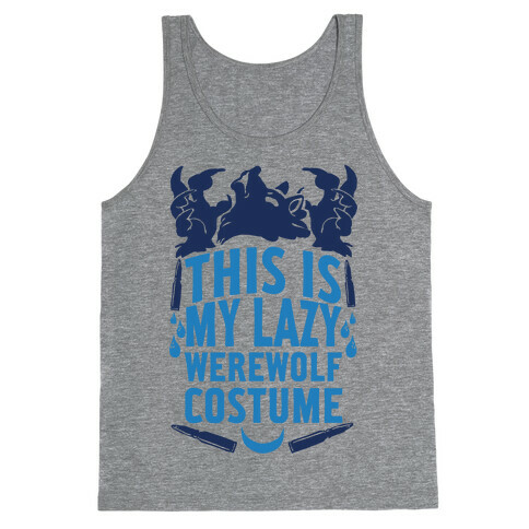This Is My Lazy Werewolf Costume Tank Top