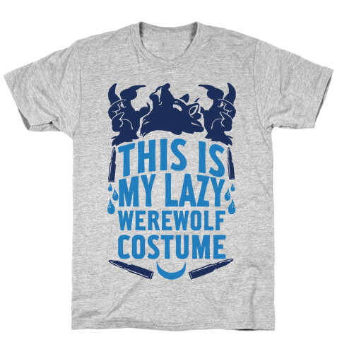 This Is My Lazy Werewolf Costume T-Shirt