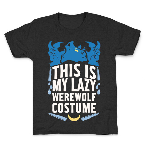 This Is My Lazy Werewolf Costume Kids T-Shirt