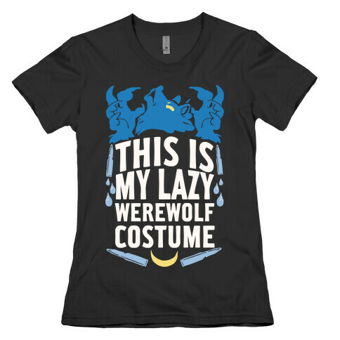 This Is My Lazy Werewolf Costume Womens T-Shirt