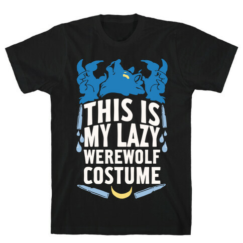 This Is My Lazy Werewolf Costume T-Shirt