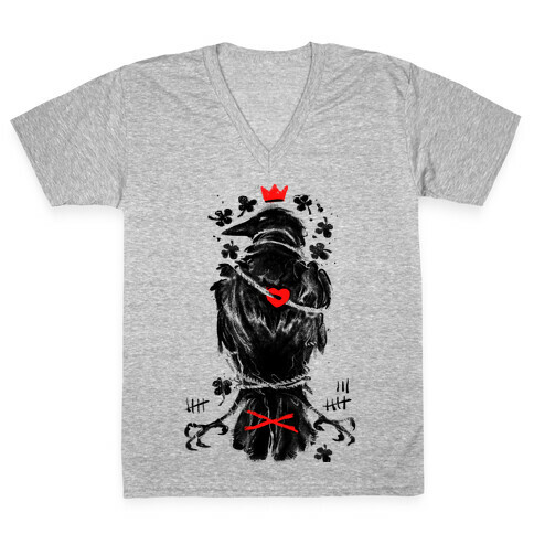 Bird In Love V-Neck Tee Shirt