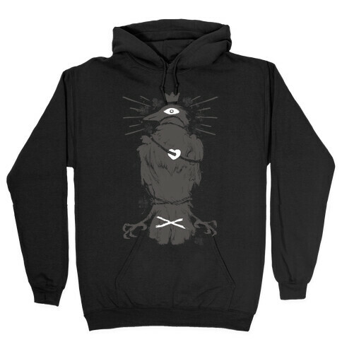 Strange Bird In Love Hooded Sweatshirt