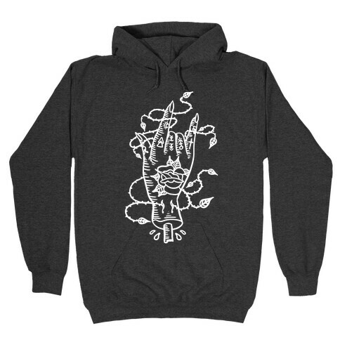 Iron Fist Hoodie Jacket Old School Traditional Tattoo Alt Pin Up S - Helia  Beer Co