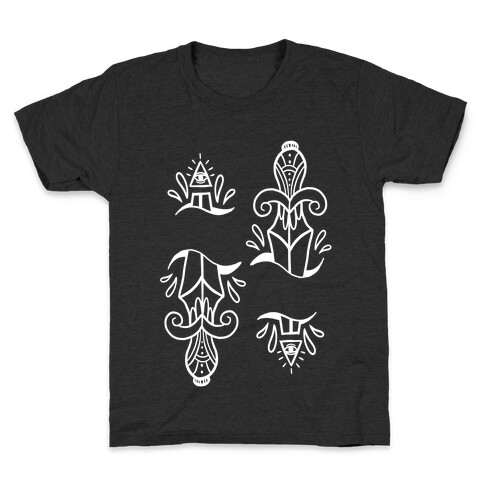 Illuminati Tattoo Daggers Kids T-Shirt