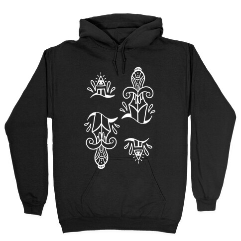 Illuminati Tattoo Daggers Hooded Sweatshirt