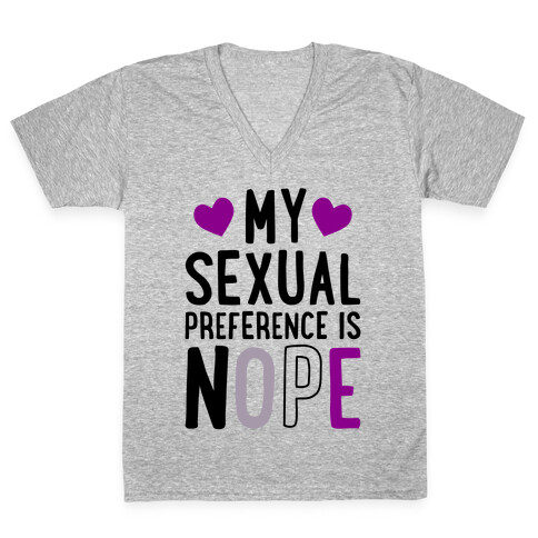 My Sexual Preference Is Nope V-Neck Tee Shirt
