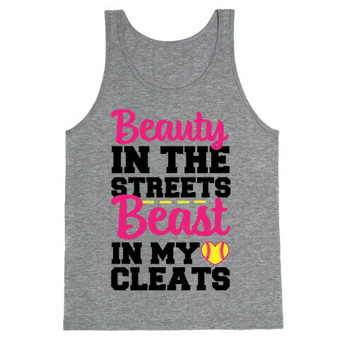 Beauty in the Streets Beast In My Cleats Tank Top