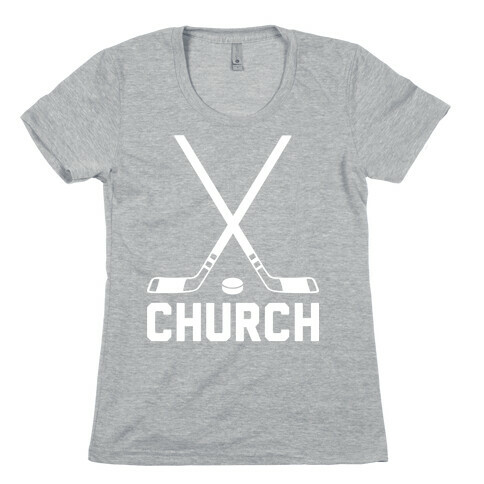 Hockey Church Womens T-Shirt