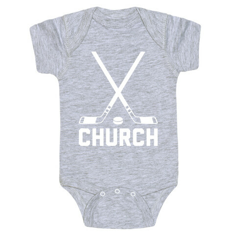 Hockey Church Baby One-Piece