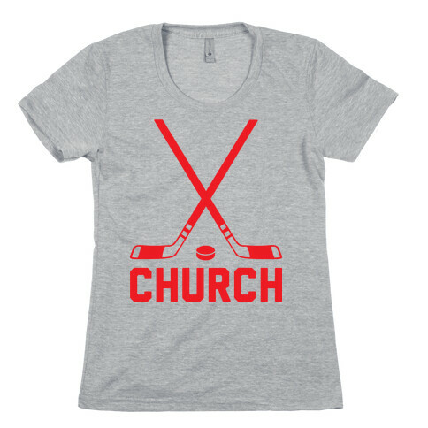 Hockey Church Womens T-Shirt