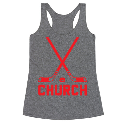 Hockey Church Racerback Tank Top