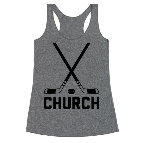 Hockey Church Racerback Tank Top