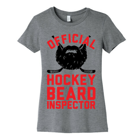 Official Hockey Beard Inspector Womens T-Shirt