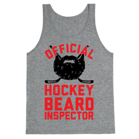 Official Hockey Beard Inspector Tank Top