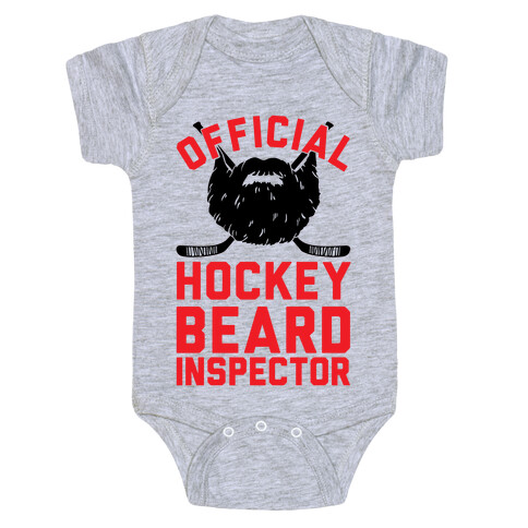 Official Hockey Beard Inspector Baby One-Piece