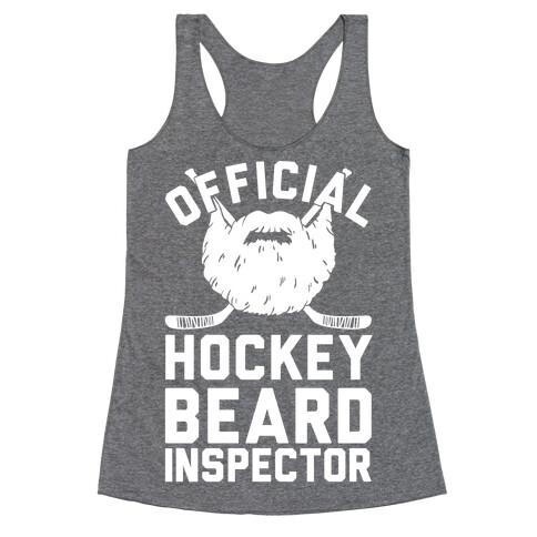 Official Hockey Beard Inspector Racerback Tank Top