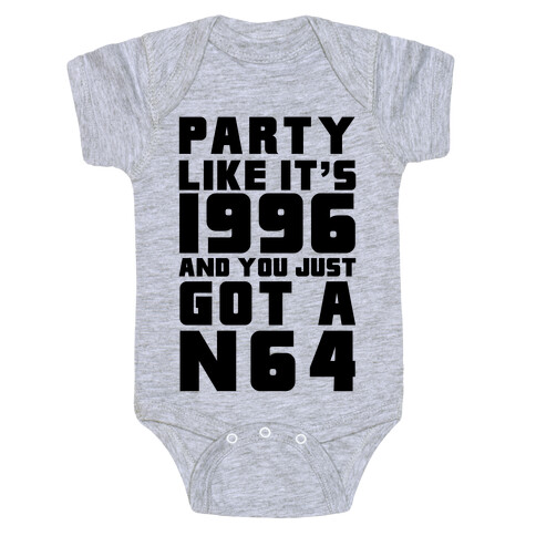 Party Like It's 1996 And You Just Got A N64 Baby One-Piece