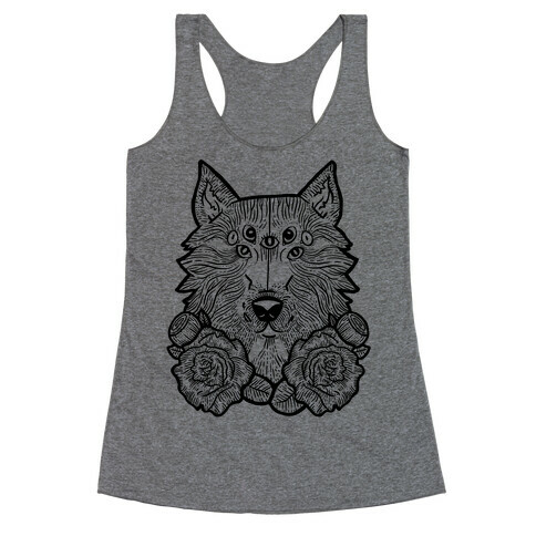 Seven Eyed Wolf Racerback Tank Top