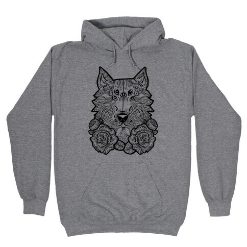 Seven Eyed Wolf Hooded Sweatshirt