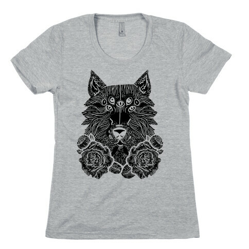 Seven Eyed Wolf Womens T-Shirt