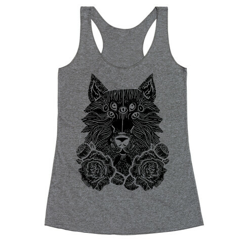 Seven Eyed Wolf Racerback Tank Top