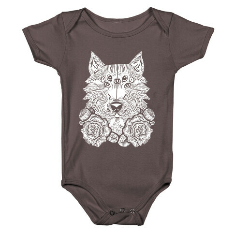 Seven Eyed Wolf Baby One-Piece