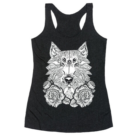 Seven Eyed Wolf Racerback Tank Top