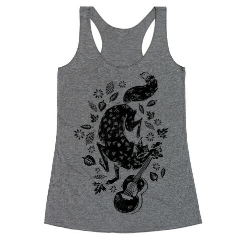 Guitar Wolf Racerback Tank Top