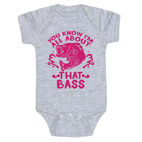 You Know I'm All about That Bass Fish Baby One-Piece