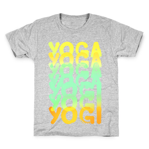 Yoga Into A Yogi Kids T-Shirt