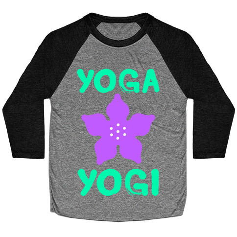 Yoga Into A Yogi Baseball Tee