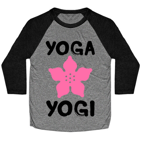 Yoga Into A Yogi Baseball Tee