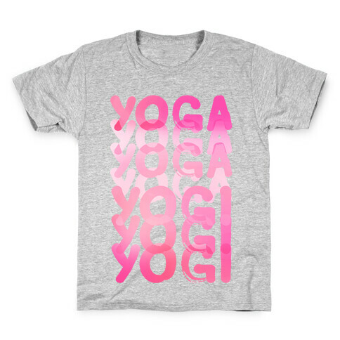 Yoga Into A Yogi Kids T-Shirt