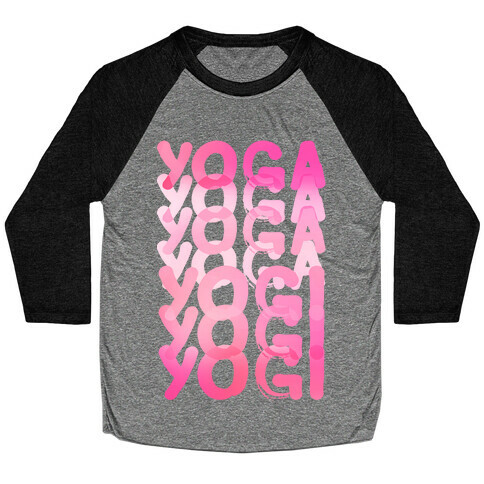 Yoga Into A Yogi Baseball Tee