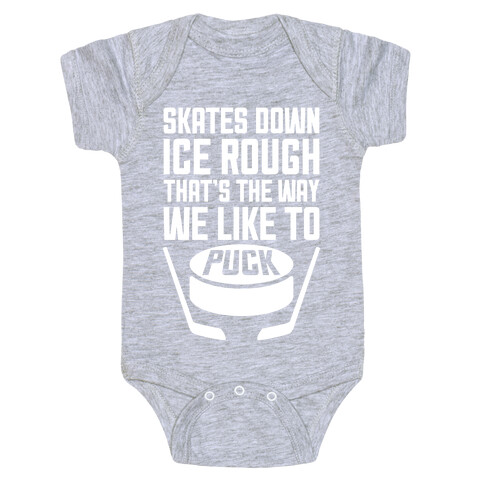 Skates Down, Ice Rough Baby One-Piece