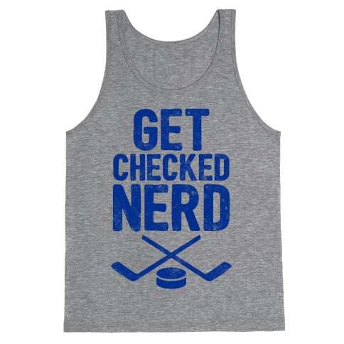 Get Checked Nerd Tank Top