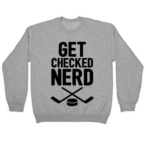 Get Checked Nerd Pullover