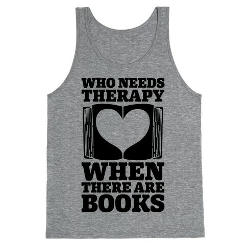 Book Therapy Tank Top