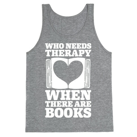 Book Therapy Tank Top