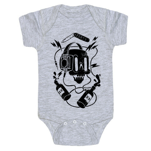 Party Skull Baby One-Piece