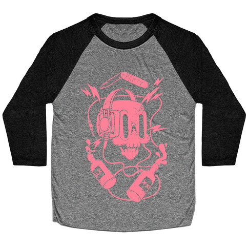 Party Skull Baseball Tee