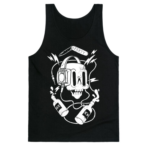 Party Skull Tank Top